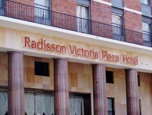 Radisson Channel Lettering Storefront Sign