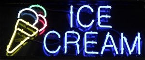 Ice Cream Parlor LED Sign