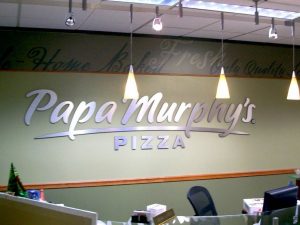 Papa Murphy's Lobby Sign